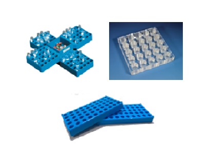 Vail Rack 12mm PP 50 Holes Blue 1/pkg